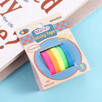 Neon Transparent Sticky Note Tape - 5pc