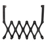 Over-The-Door Hook – Foldable Coat Rack, Heavy-Duty Stainless Steel 6 Hooks