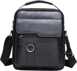 Casual Carrier Men’s Crossbody Faux Leather Shoulder Bag