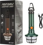 Portable Camping Light with Carabiner Clip