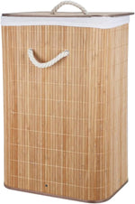 Bamboo Laundry Basket – Natural Breathable Storage Bin for Bathrooms & Bedrooms
