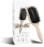 Luxury Curl Styling Brush – Detangling Styling Tool