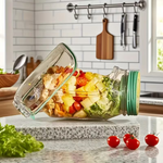 Tritan Salad Pod – Leakproof Food Storage Jar with Dressing Capsule