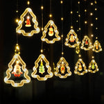 FestivaGlow Christmas Curtain String Lights β 3M, 120 LEDs, USB Powered, Remote Controlled