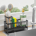 Stainless Steel Soap and Scrubber Holder with Drainage
