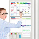 Magnetic, Reusable Monthly, Weekly Organizer With a Daily To-Do List.