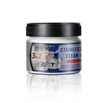 Multi purpose stainless steel cleaning wax