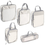 5pc Collapsible Compression Packing Cubes
