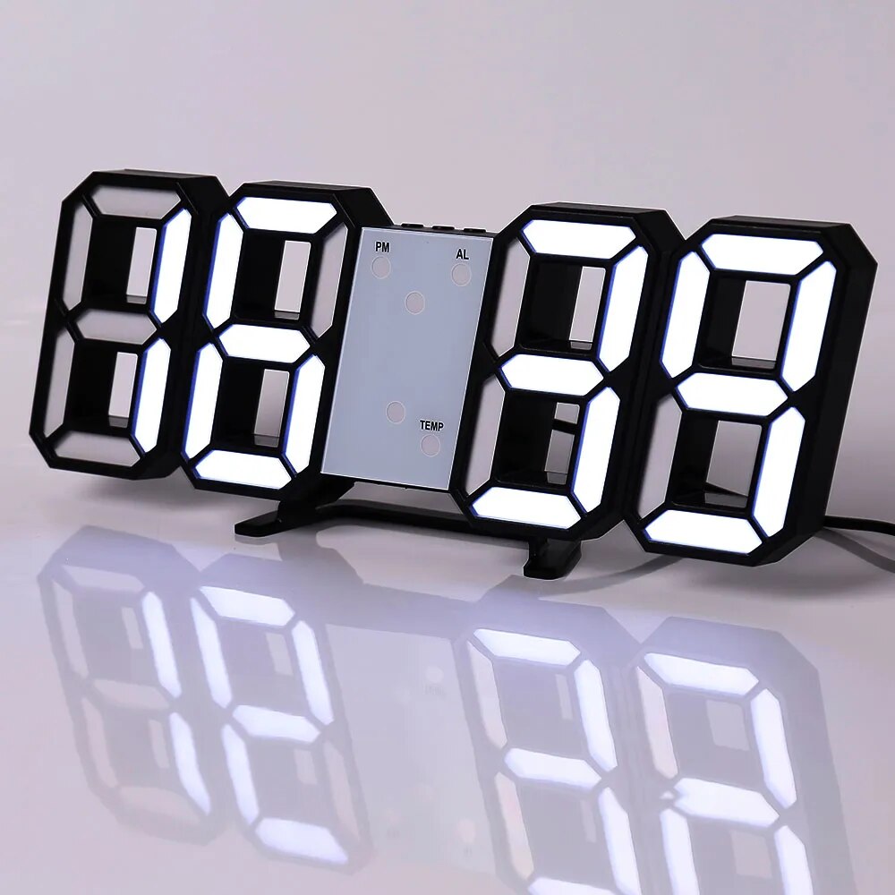 Luminous 3D LED Digital Clock