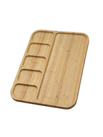 Bamboo Snack Server - 6 Compartment