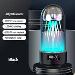 Luminous Colorful Jellyfish Lamp With Clock - Rechargeable