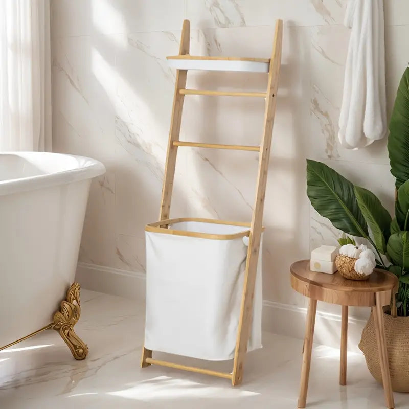 Japanese Bamboo Ladder Laundry Rack
