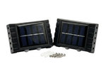 Solar Wall Lights – 2‑Pack Compact Outdoor Lamps