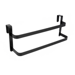 Over-the-Door Kitchen Cabinet Towel Rack – Double Rail, Space-Saving Organizer