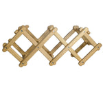 Natural Wood Accordion Wine Rack - 5 bottle