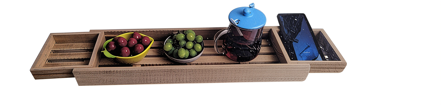 Expanding Bamboo Serving Tray