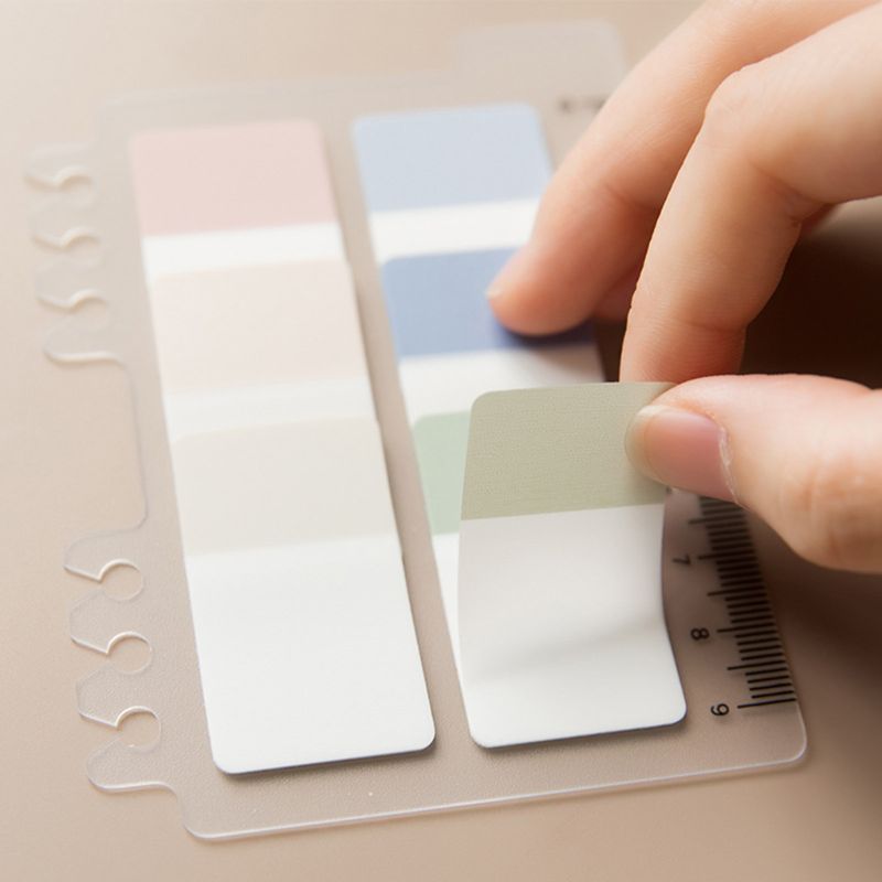 Sticky Note Index Tabs with Binder Attachment