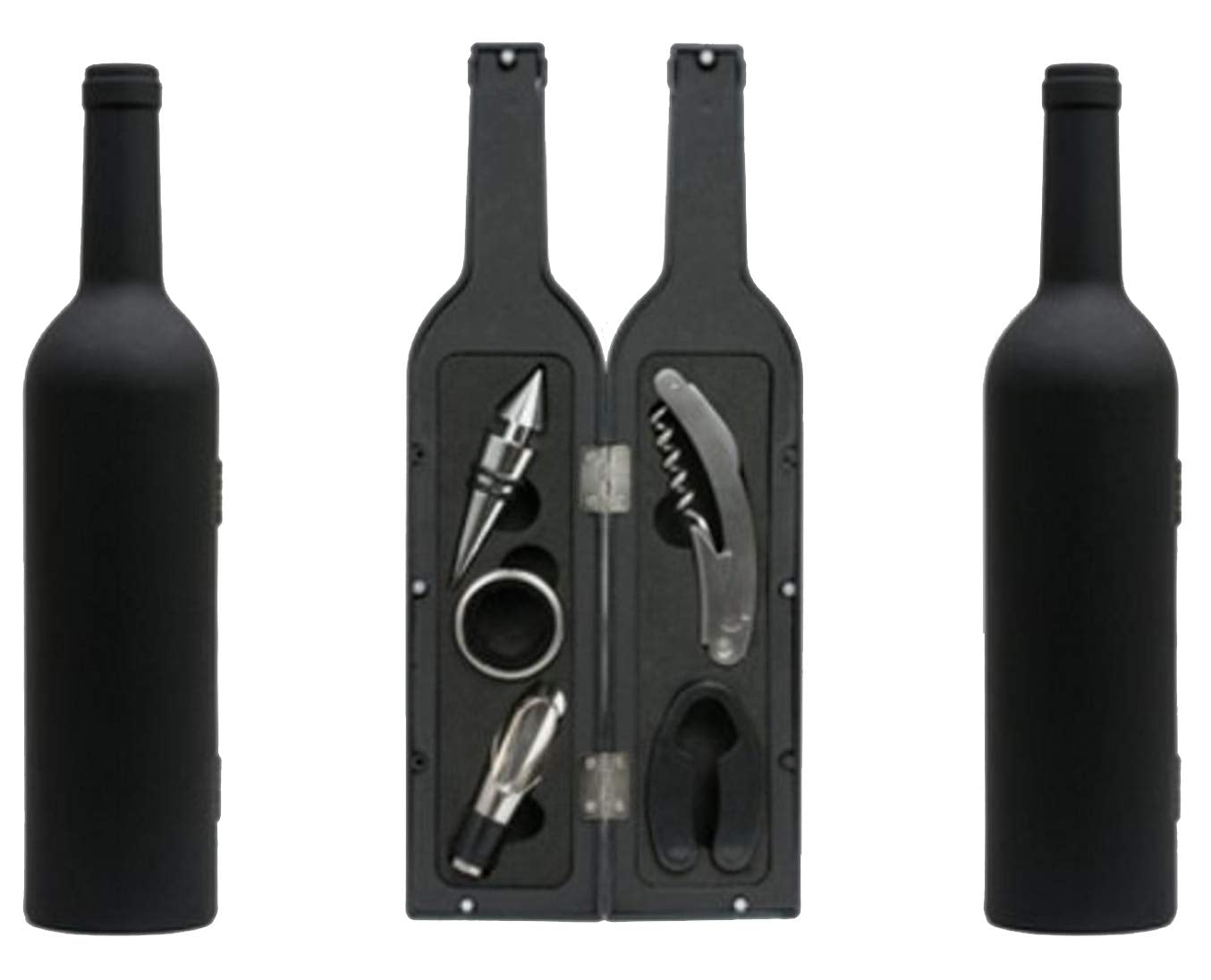 Wine Bottle Shaped Accessory Kit - 5pc