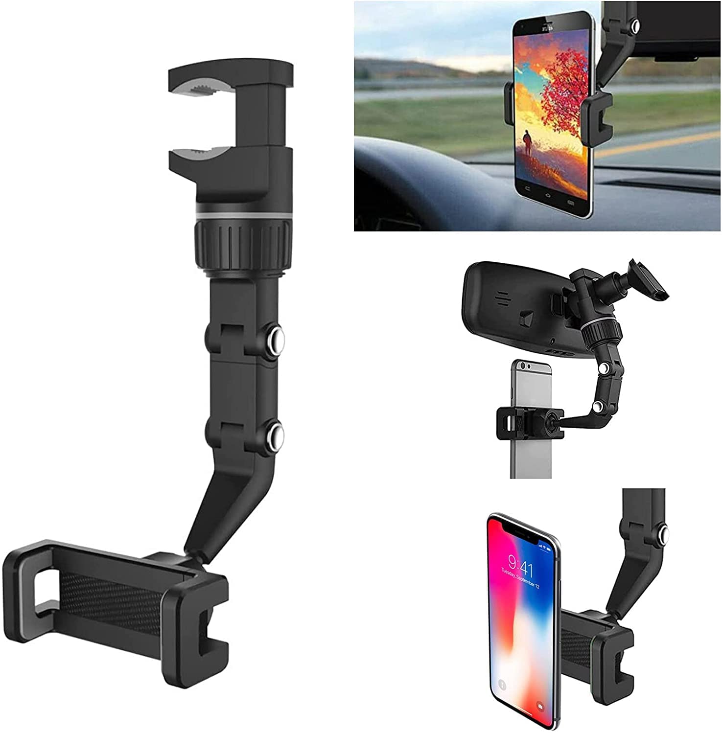 Multifunctional Rotatable Phone Holder For Car or Home