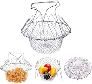 Multi-function Folding Cooking Basket