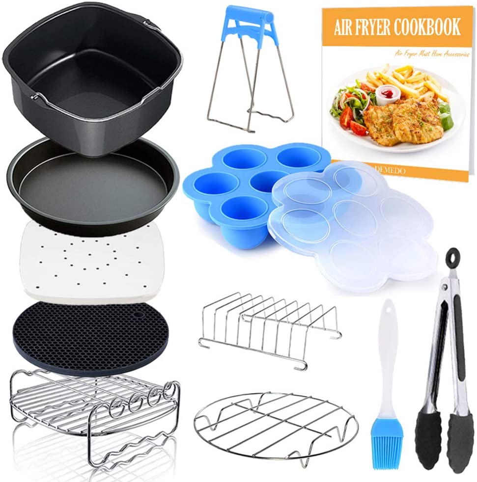 115Pcs-Set Of Square Air Fryer Accessories Suitable For Air Fryer Cosori And Other Square Air Fryer And Oven