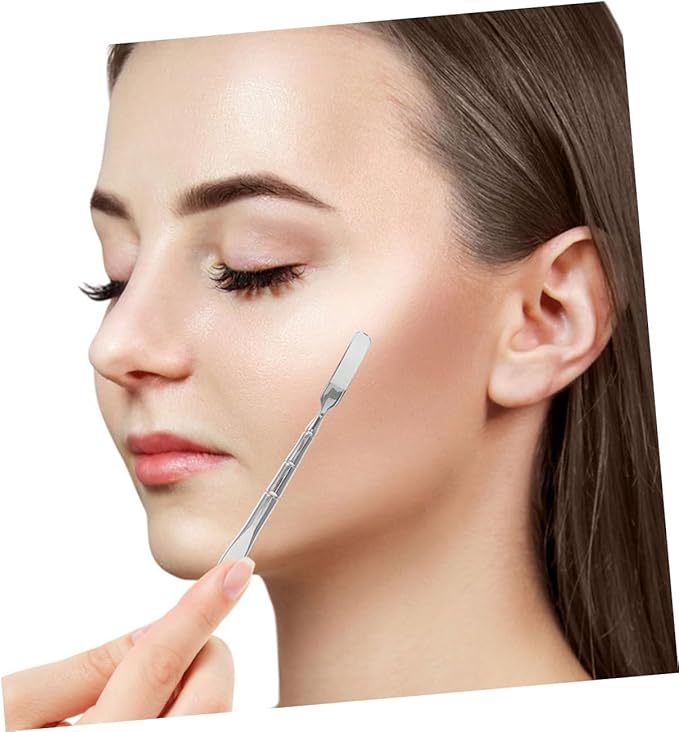 Stainless Steel Pore Scraper – Double-Ended Blackhead Remover Tool