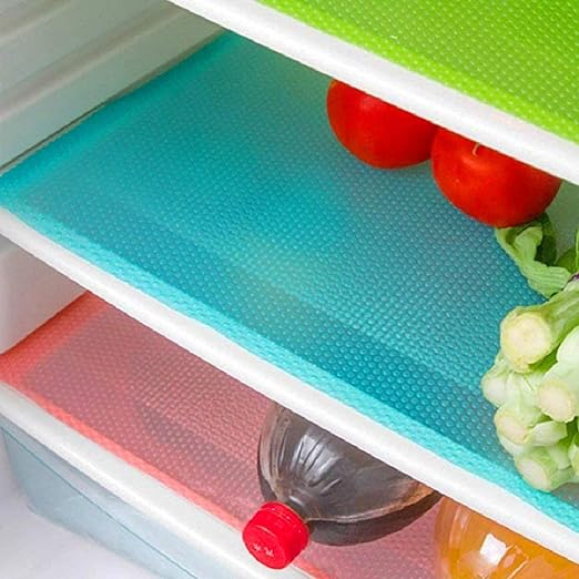 Anti-Slip Easy Clean Fridge Liners 4pc