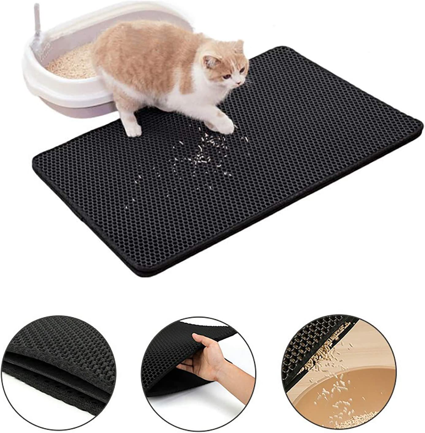 Cat litter box pad best sale