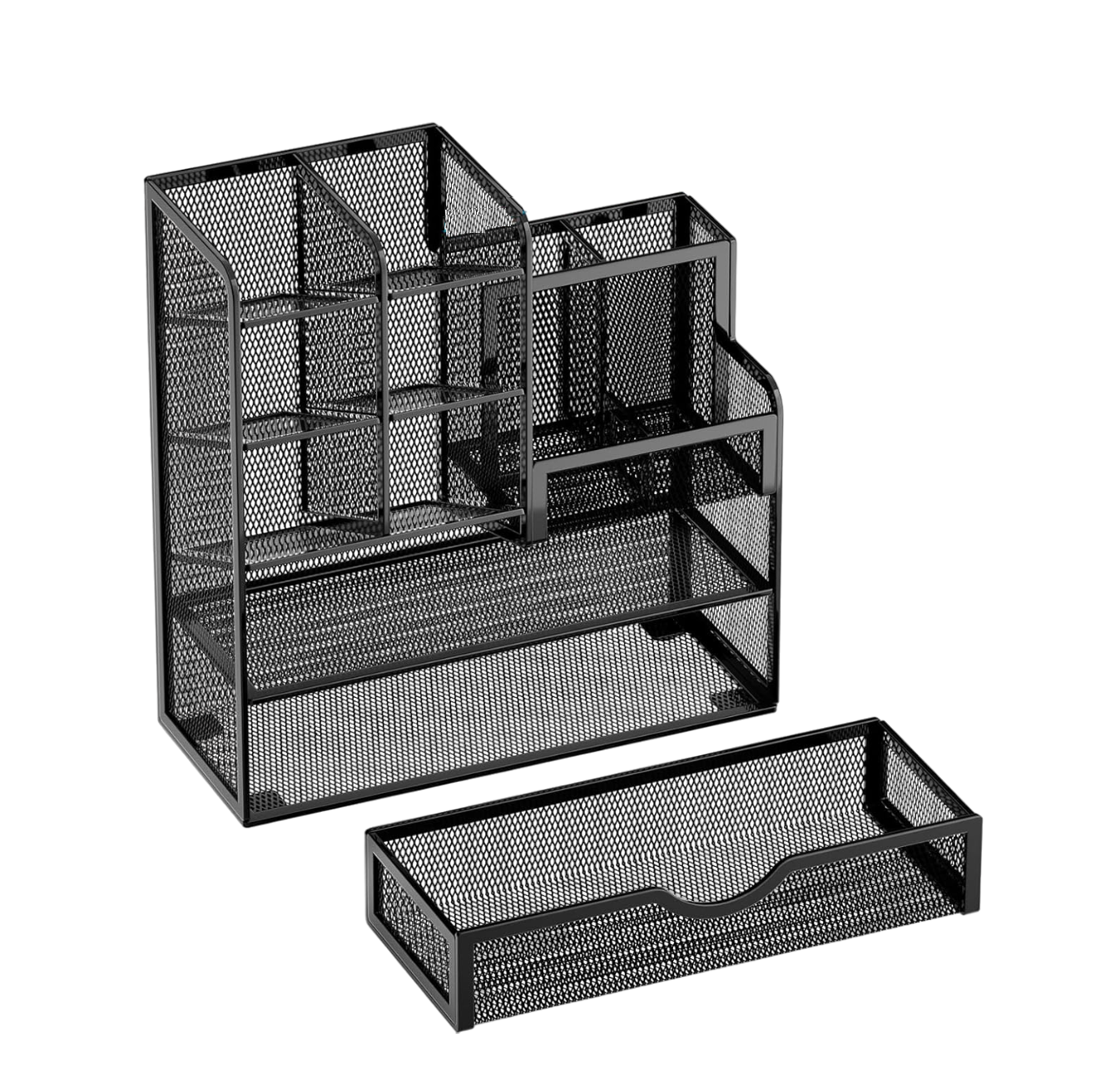 Marbrasse Bureau Organizer met 3 Laden,Multifunctionele Pennenhouder,Bureauopruiming en Accessoires met 7 Vakken voor Thuis,School,Klaslokaal(Wit Marbrasse Bureau Organizer met 3 Laden,Multifunctionele Pennenhouder,Bureauopruiming en Accessoires met 7 Vakken voor Thuis,School,Klaslokaal(Wit