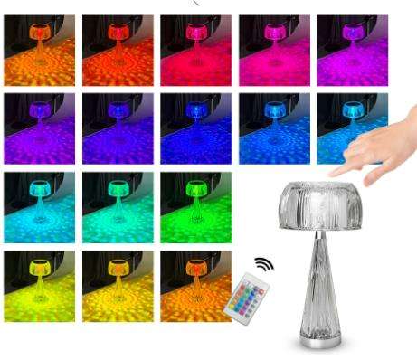 16 Colours -Creative Acrylic Table Touch Lamp