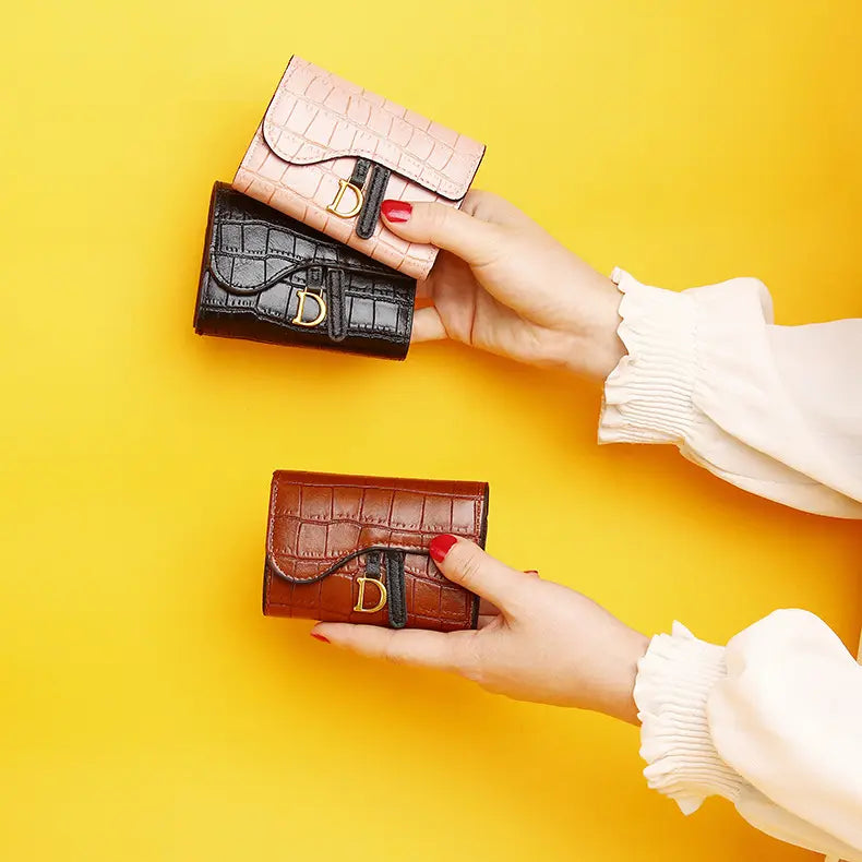 PU Croc Leather Style Women's Multi Card Wallet