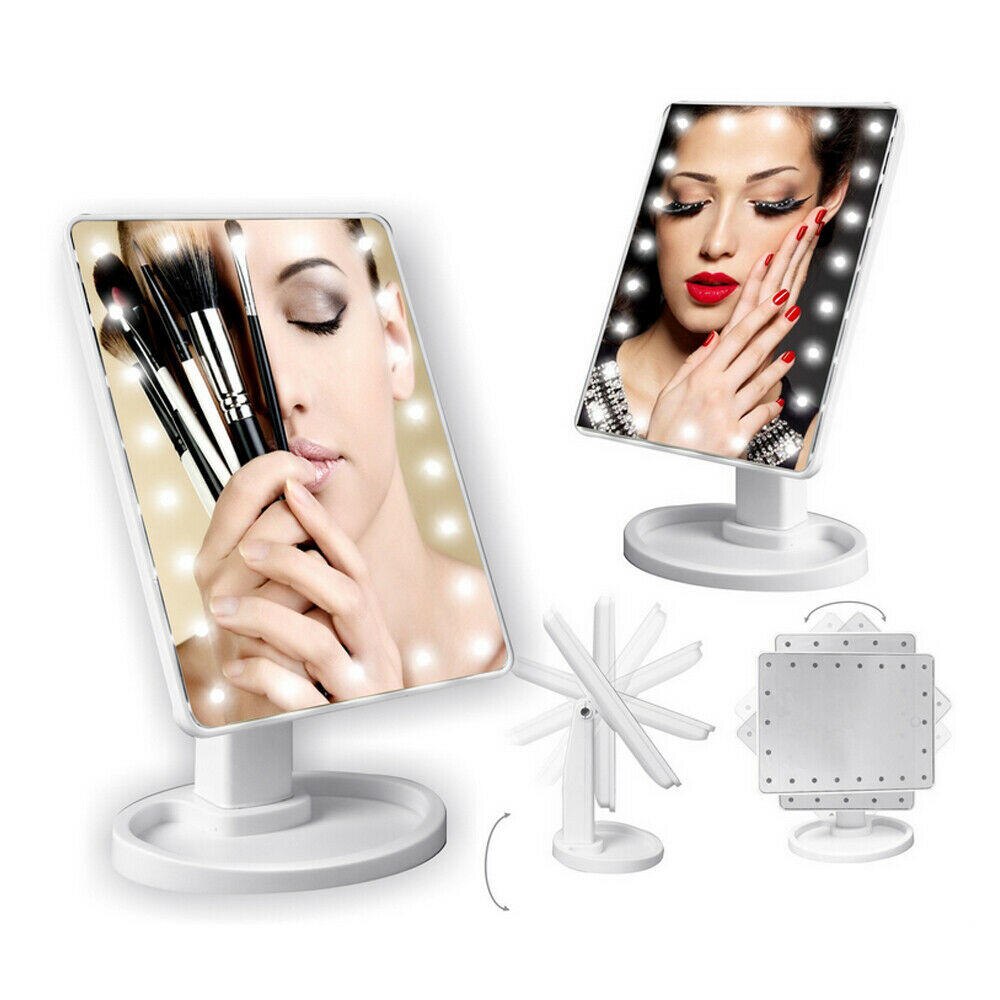 22 LED Vanity Touch Screen Makeup Mirror