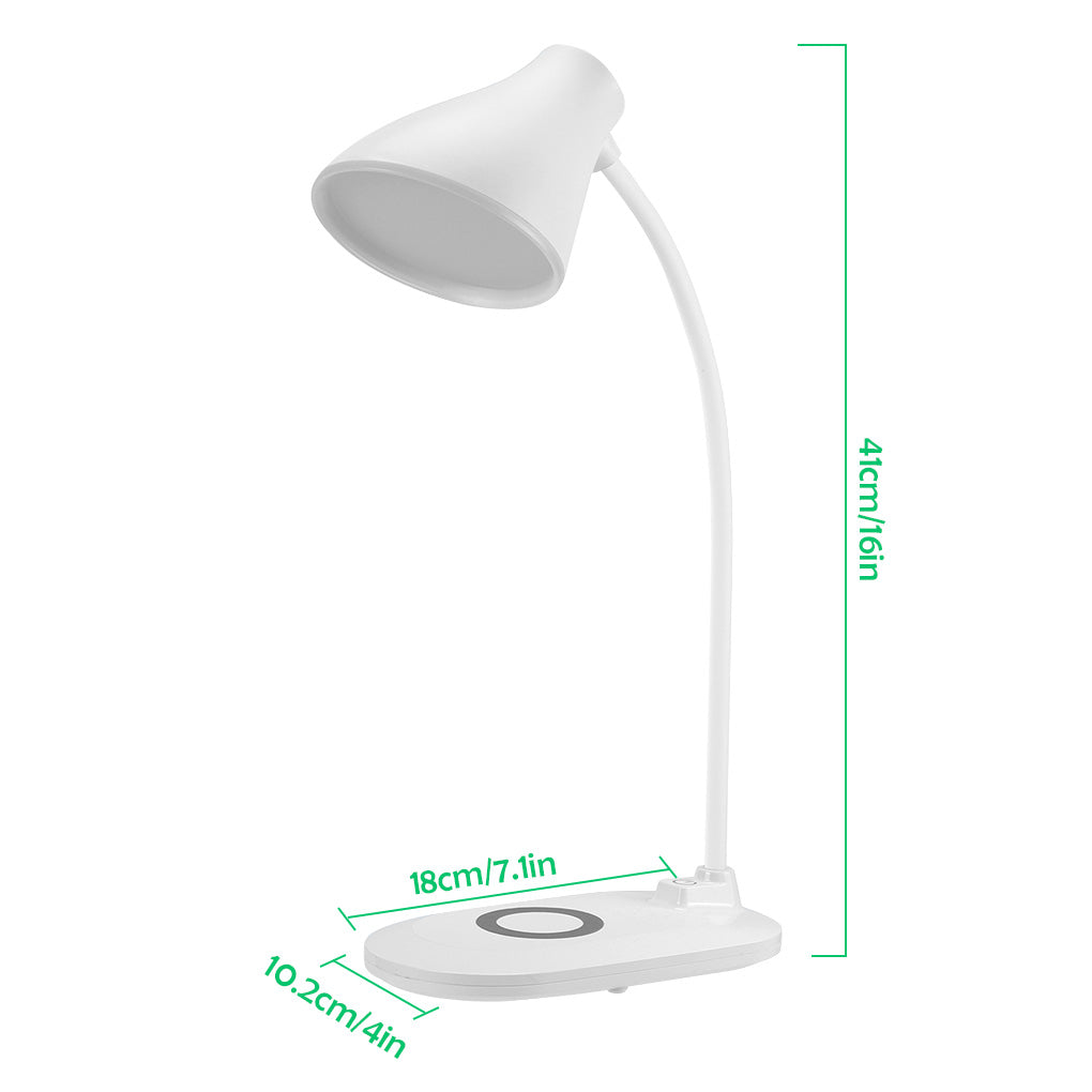 360 Rotation  Desk Light with Wireless Charger