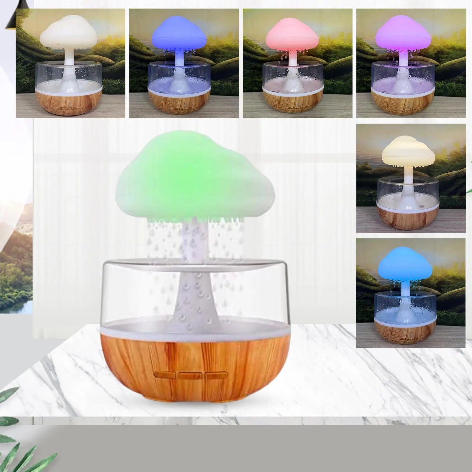 Creative Raindrop Colourful Humidifier - Rechargeable – styleSA