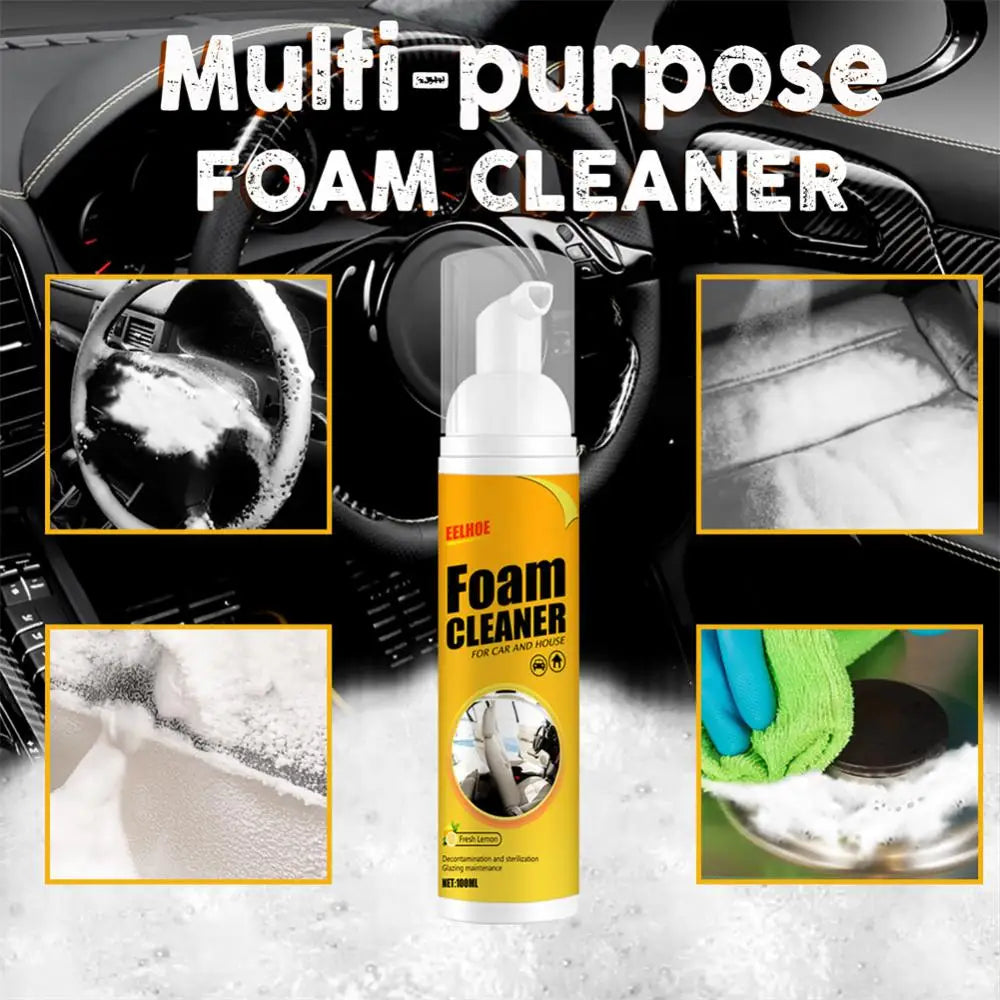 100ml Home and Car Multifunctional Powerful Foam Cleaning Kit