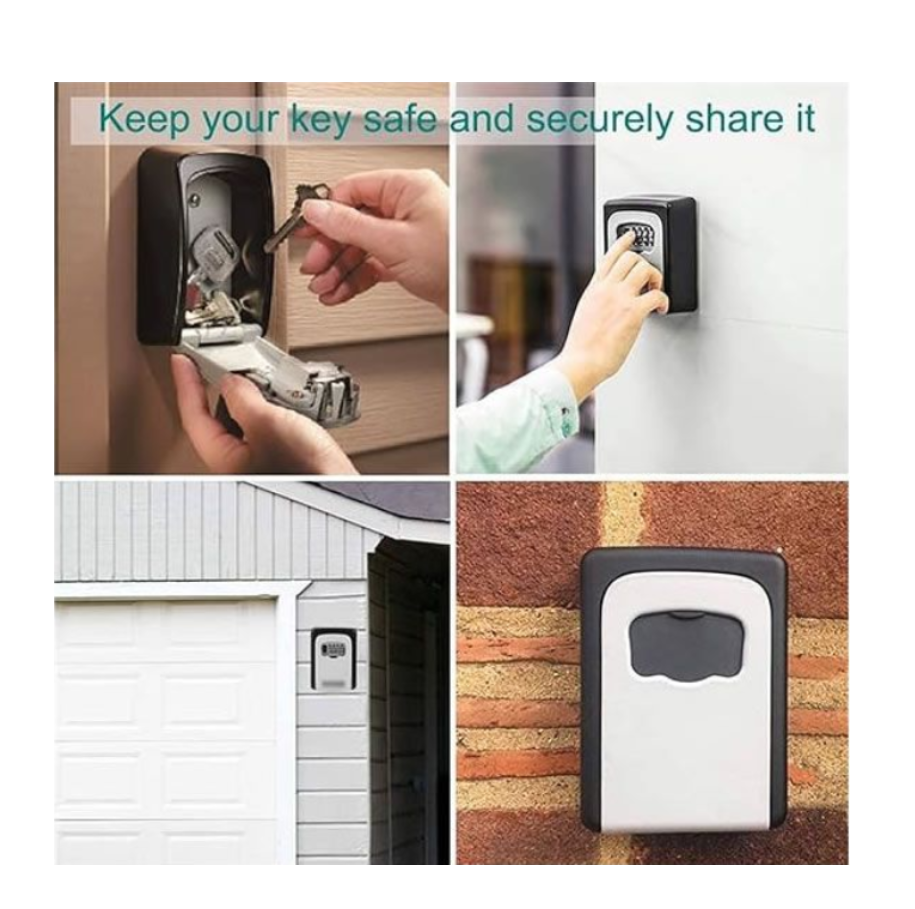 Outdoor Wall Mounted Key 4 Digit Safe – styleSA