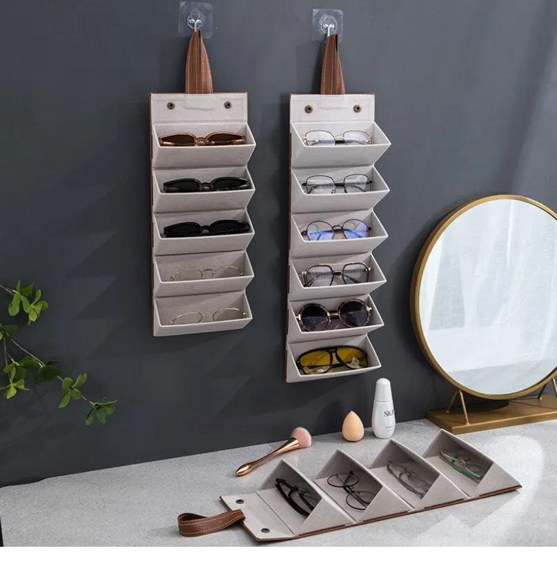 Roll up Sunglasses Organizer