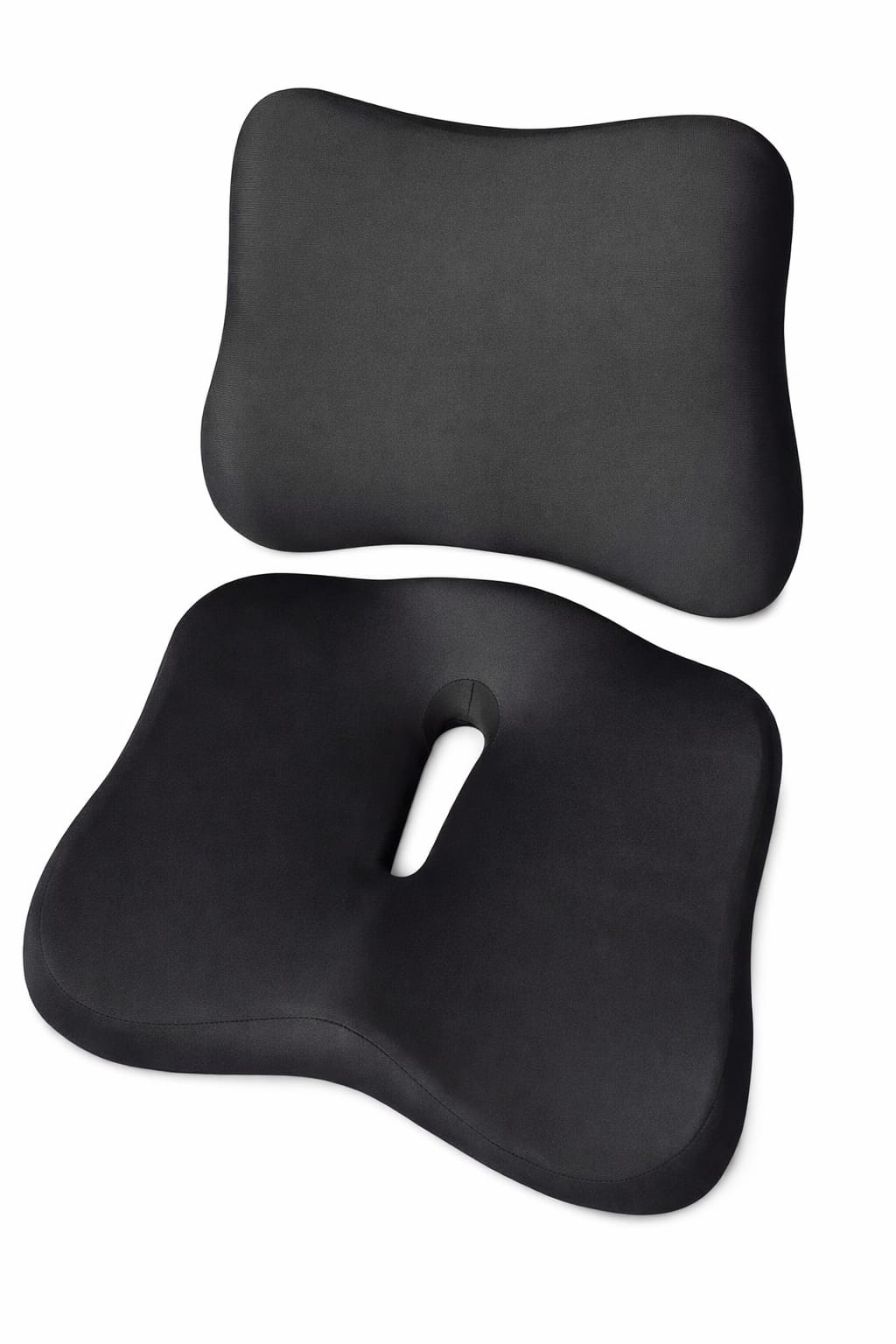Ergonomic Memory Foam Seat Cushion  Lumbar Support Pillow Combo