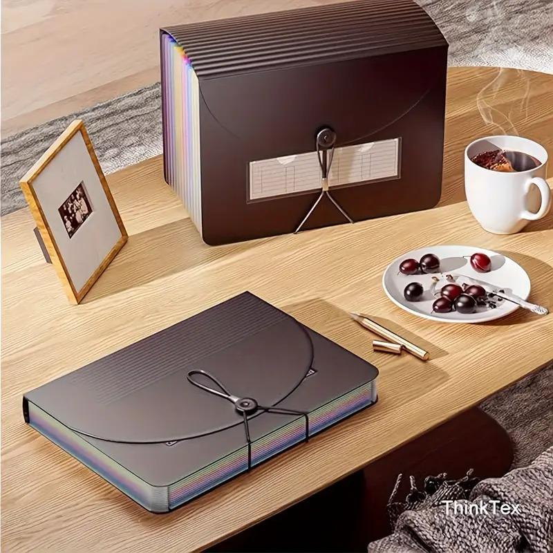 A4 Accordion Expandable Document Folder - 12 Color Coded Slots