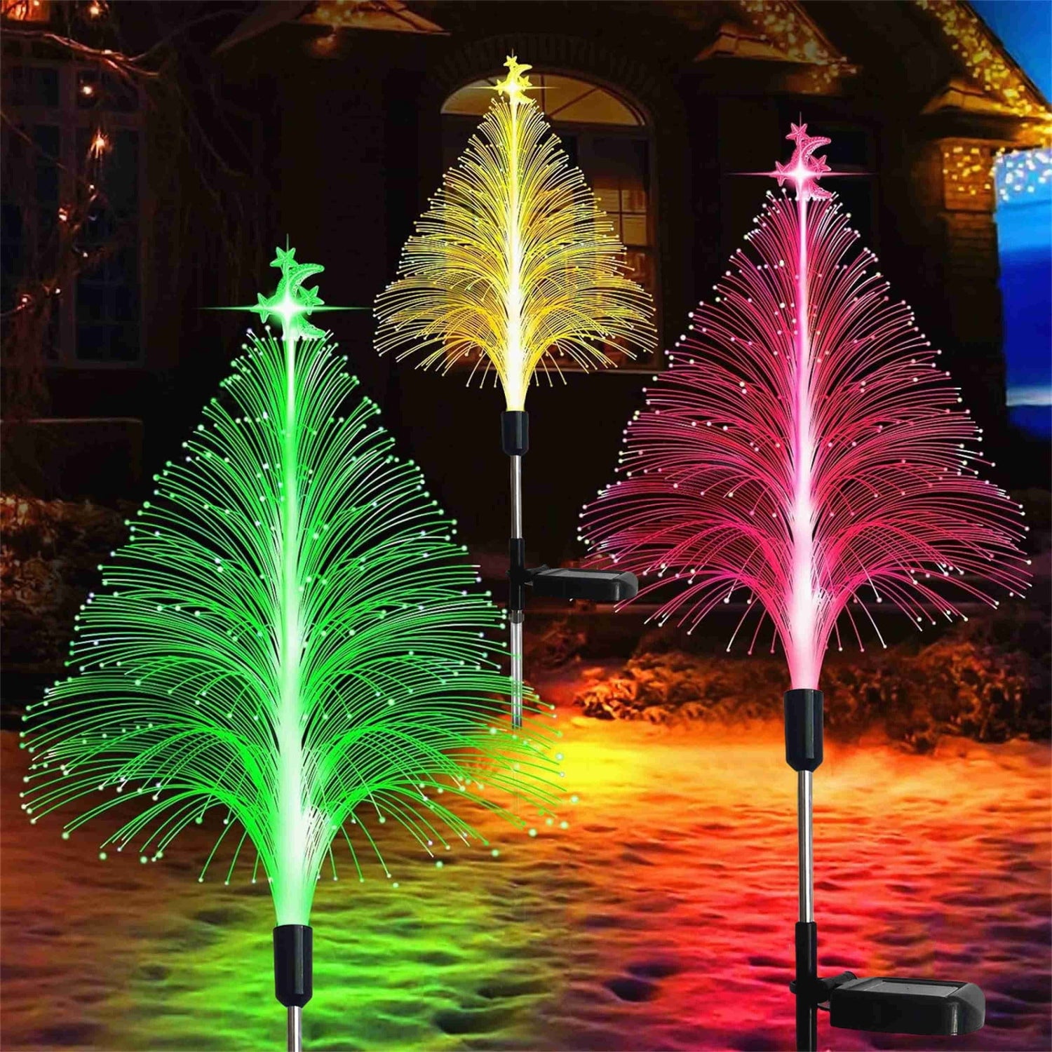 Fireworks Solar Garden Light – Multicolor Decorative Outdoor Lamp