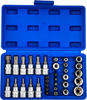34-Piece Torx  E-Type Socket Bit Set