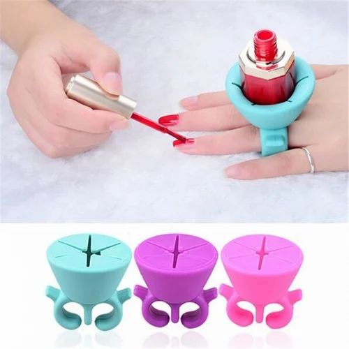 Wearable Nail Polish Bottle Holder Ring