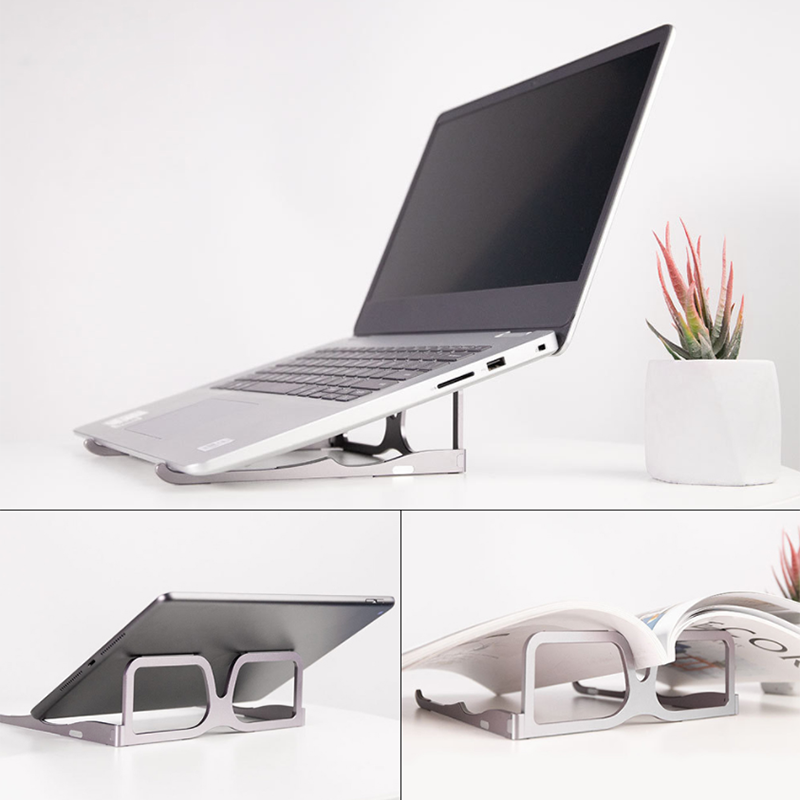 Portable Glasses Design Laptop And Tablet Stand