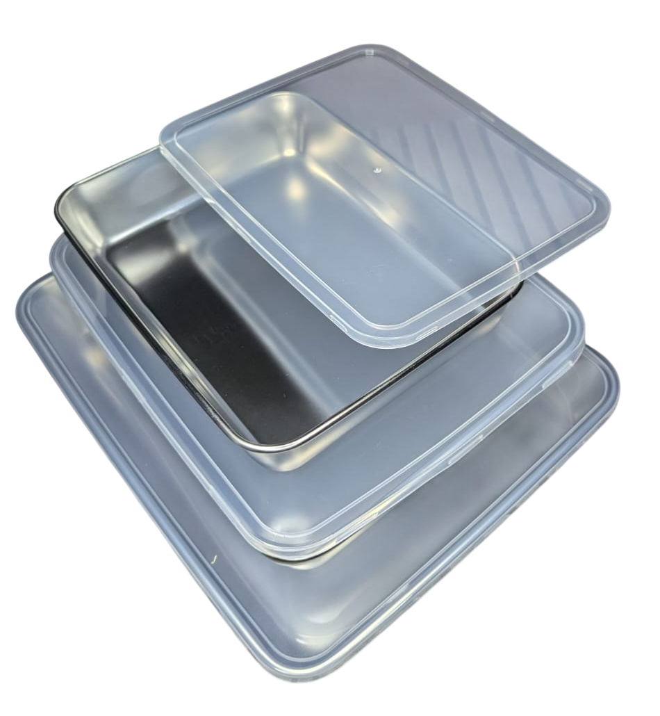 SteamTray Stainless Steel Food Storage Container with Lids