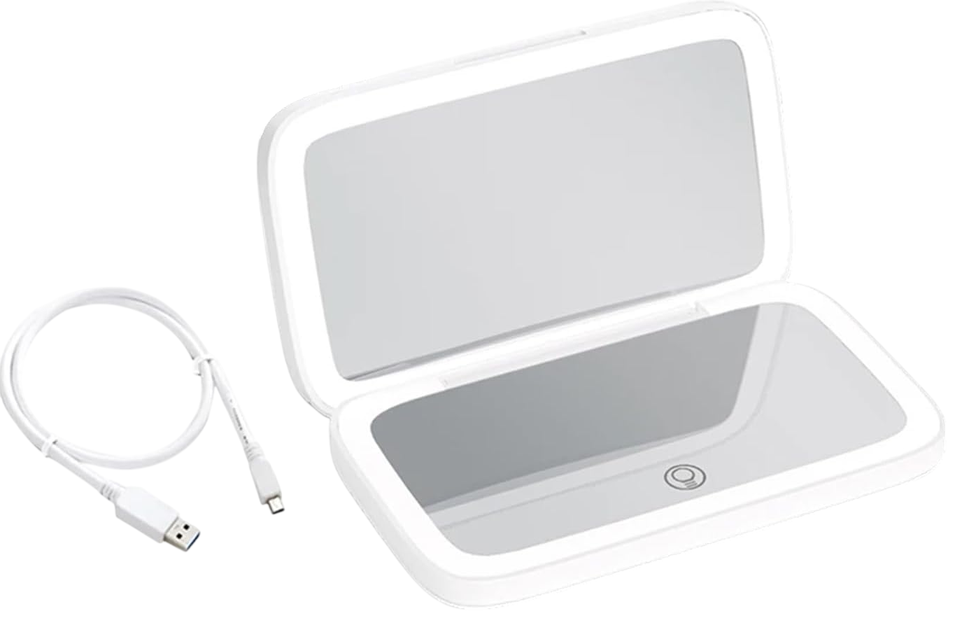 Rechargeable LED Makeup Mirror – Dual‑Sided with 5X Magnification