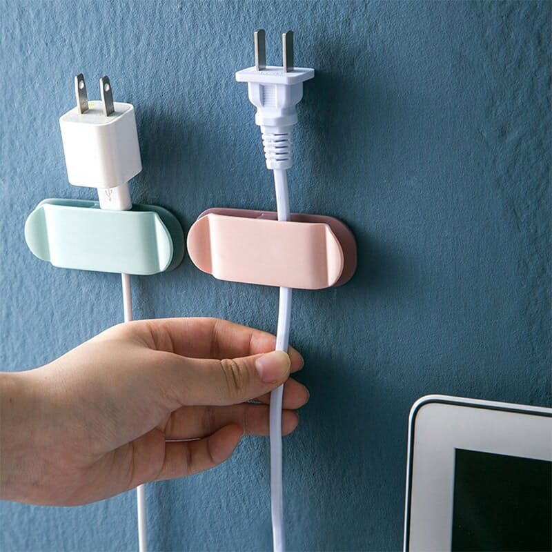 Pack of 4 Double-Port Cable Holders