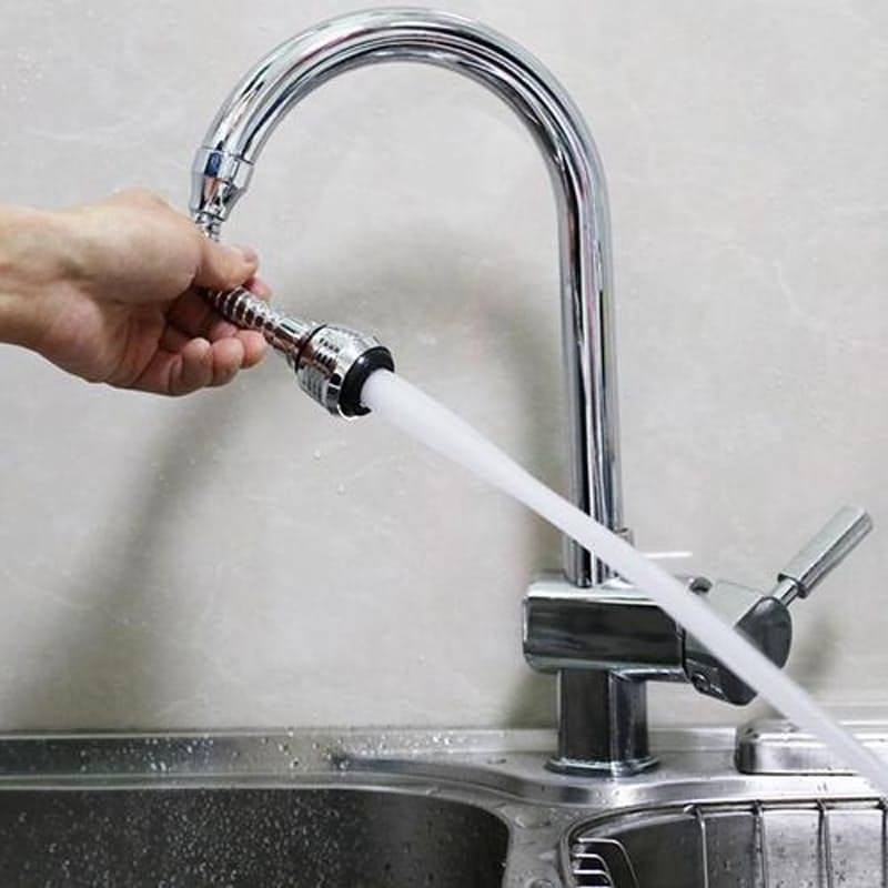 Flexible Faucet Swivel Spray Sink Hose Attachment