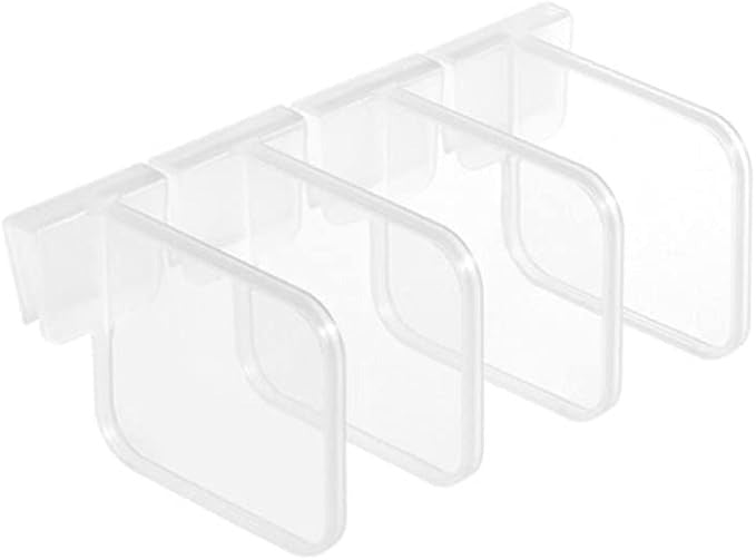 Clear Adjustable Refrigerator Organizer Divider